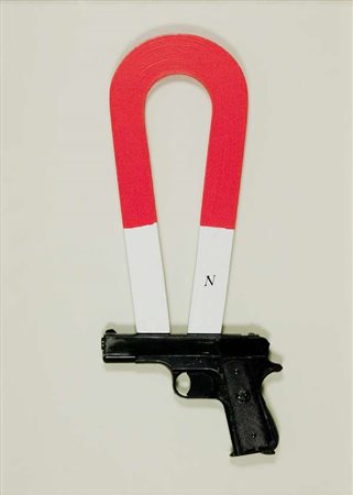 Man Ray Compass - 1920/1976 multiplo in legno,es. E.A. cm. 49x34 Firma sul...