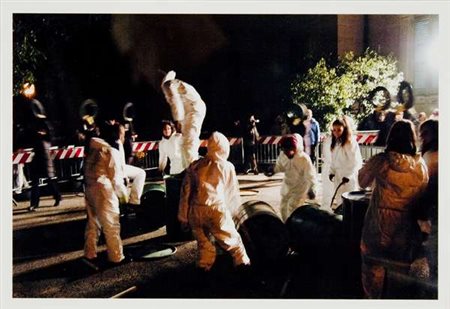 Geoffrey Hendricks Performance – 2008 fotografia a colori cm. 20x29 Firma sul...