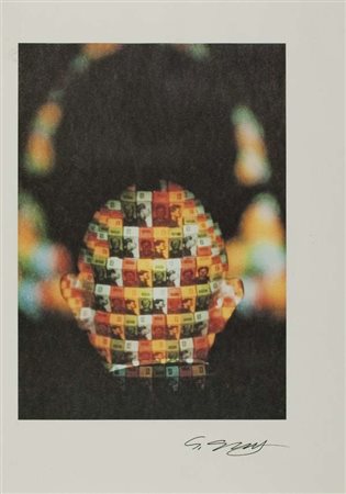 Shozo Shimamoto Senza titolo (Head) – 1999 monotipo cm. 107x78 Firma in basso...