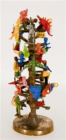 Innocente (Dino Scardoni) Senza titolo – 1998 scultura in bronzo dipinto cm....