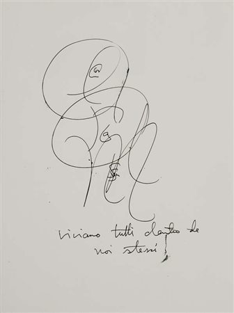 Alain Arias-Misson Viviamo tutti dentro di noi stessi – 2006 china su carta...