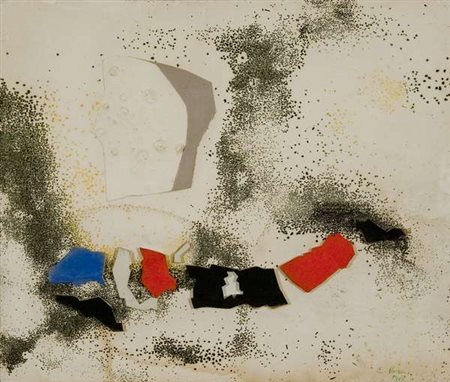 Edmondo Bacci Senza titolo – 1968 rilievo di gesso e legno su tavola cm....