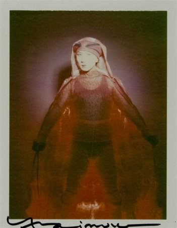 Yasumasa Morimura A Hundred Polaroids n°16. Wearing issay miyake series –...