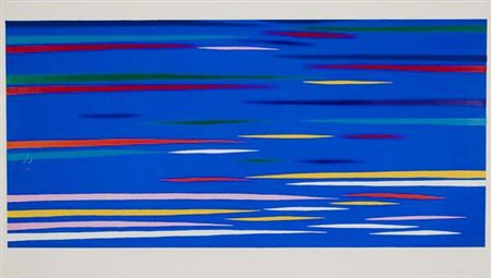 Piero Dorazio Senza titolo – 1976 litografia,es. 4/99 cm. 45x94 l'inciso -...