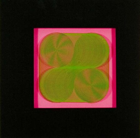 Edoardo Landi Due cilindri sovrapposti – 1970 Doppio rilievo in perspex...