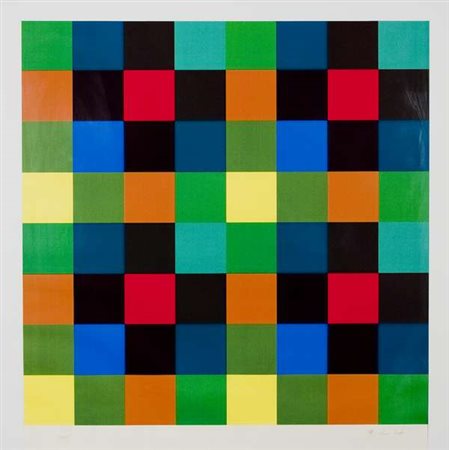 Toni Costa Senza titolo – 1973 Serigrafia, es.17/100 cm. 70x70 Firma in basso...