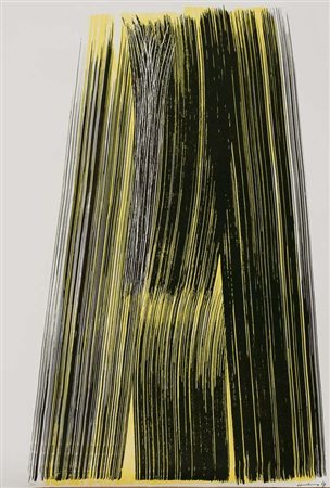 Hans Hartung Senza titolo – 1969 litografia,es. 80/250 cm. 89x61 Firma in...