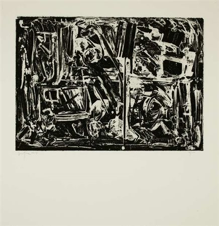 Emilio Vedova Senza titolo – 1972 acquatinta,es. 7/100 cm. 25x35 l'inciso -...