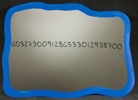 Michelangelo Pistoletto Frattali - 1999/2000 smalto e pennarello su specchio...