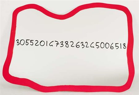 Michelangelo Pistoletto Frattali - 1999/2000 smalti e pennarelli su specchio...