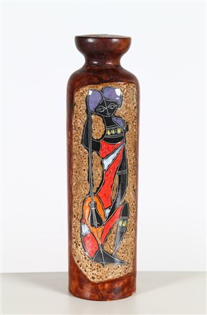 KARL LYSEK Nudo di giovane donna con perle. Ceramica. Cm 18,00. Porcellana...