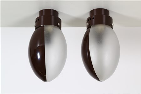 ALBINI FRANCO (1905 - 1977) Coppia di lampade mod. 3052 Ochetta, per Arteluce...