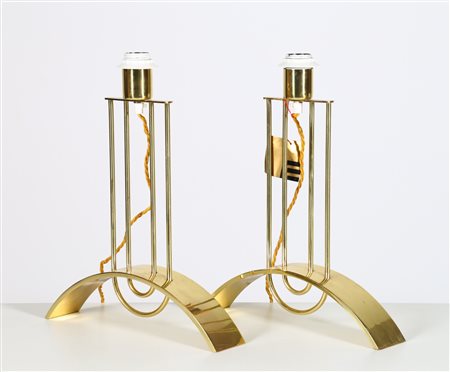 BROTTO ANGELO (1914 - 2002) Attrib. Copia di lampade da tavolo per Esperia....