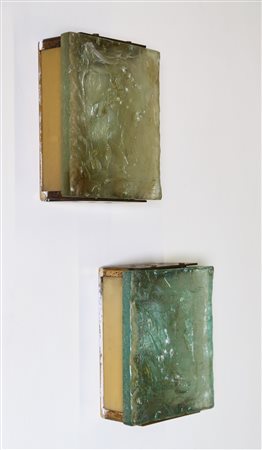 INGRAND MAX (1908 - 1969) Coppia di applique mod. 2311. . -. Cm 17,00 x 20,00...