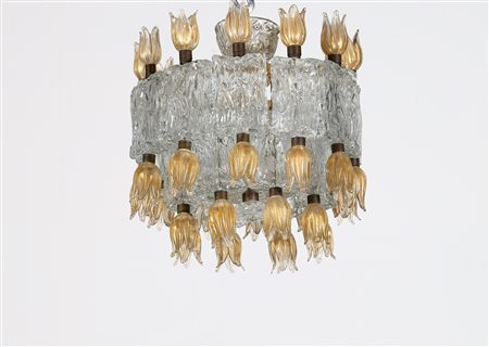 SEGUSO VETRI D'ARTE Lampadario. -. Cm 40,00 x 60,00 x 40,00. Lampada composta...