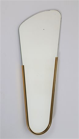 MANIFATTURA ITALIANA Specchiera. -. Cm 34,00 x 91,00 x 1,50. Vetro e ottone