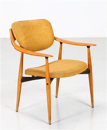 MANIFATTURA DANESE Poltroncina . -. Cm 61,00 x 77,00 x 60,00. Legno di faggio