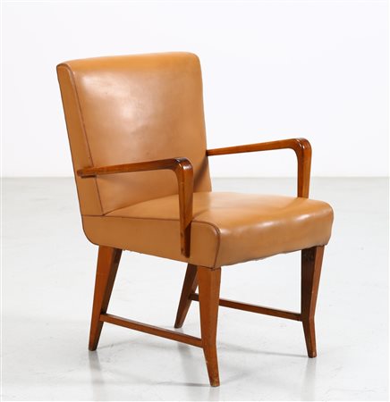 PONTI GIO' (1891 - 1979) Poltroncina per Schirolli, anni 50. -. Cm 54,00 x...