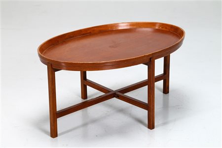 MANIFATTURA ITALIANA Tavolino pieghevole, anni 60. -. Cm 90,00 x 43,00 x...