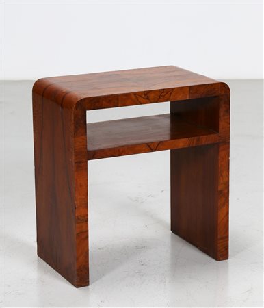 DOMUS NOVA Tavolino. -. Cm 57,00 x 62,00 x 33,50. Radica di noce