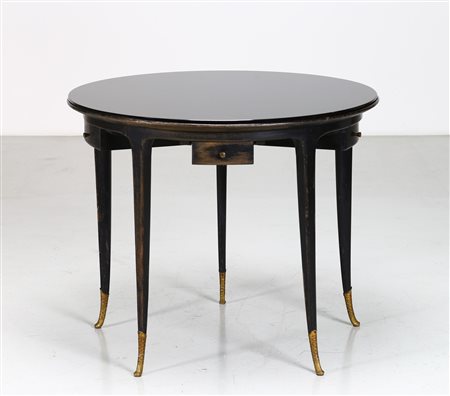 MANIFATTURA ITALIANA Tavolo da gioco anni 40. -. Cm 90,00 x 74,50 x 90,00....