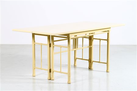 VIVAI DEL SUD Tavolo-consolle anni 70. -. Cm 171,50 x 74,50 x 80,00. Legno...