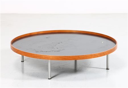 NELSON GEORGE (1908 - 1986) Tavolino tondo. -. Cm 101,00 x 24,00 x 101,00....