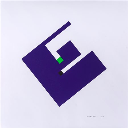 BRUNO MUNARI (1907 - 1998) Negativo-Positivo 1984 Serigrafia, es. 17/90 50 x...