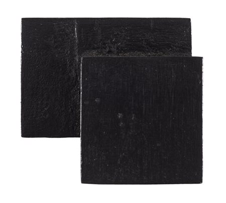 RADOMIR DAMNJANOVIC DAMNJAN (1935) Rilievo nero 1990 Acrilico su legno 7 x...