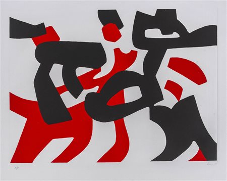 CARLA ACCARDI (1924 - 2014) Senza titolo Acquaforte e acquatinta, es. 71/80,...