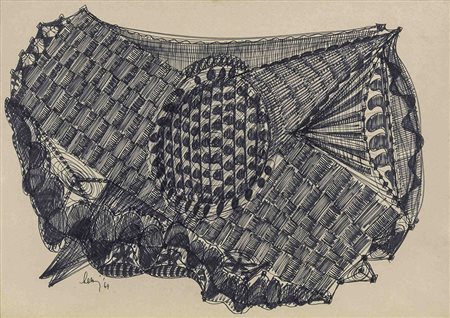 LUCIANO LATTANZI (1925 - 2010) Senza titolo 1969 Pennarello su carta 35 x 50...