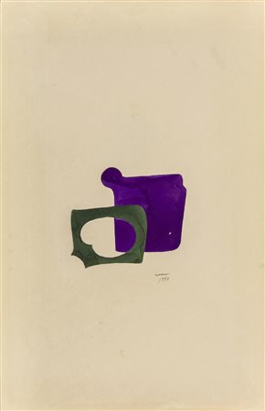 COCOMIR (1931) Composizioni 1973,1974 Quattro tecniche miste su carta Due...