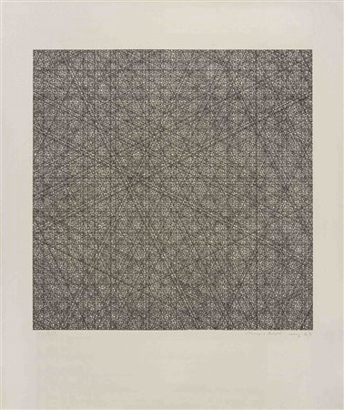 LUDWIG WILDING (1927 - 2010) Senza titolo 1967 Serigrafia, es. 10/60 59,4 x...