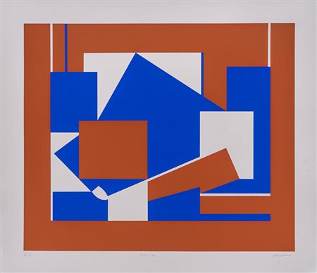 ANTONIO BUENO (1918 - 1984) Pipe metafisiche 1952-1984 Serigrafia a colori,...