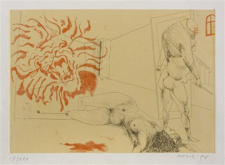 UGO ATTARDI (1923 - 2006) Questo matto mondo assassino 1968 Libro d'artista...