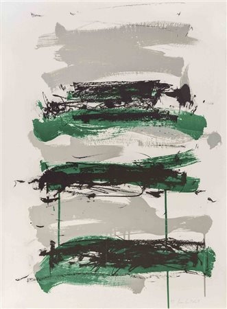 JOAN MITCHELL (1926 - 1992) Field 1 1992 Litografia a colori su carta Arches,...