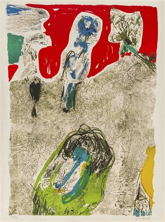 ASGER JORN (1914 - 1973) La Vallée des Charme 1969 Litografia a colori, es,...
