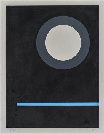 JEAN LEPPIEN (1910 - 1991) Senza titolo 1971 Gouache su carta 60 x 47 cm...