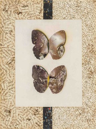 KOLAR JIRI (1914 - 2002) Pred Deseti Leti Odesel Picasso 1983 Collage su...