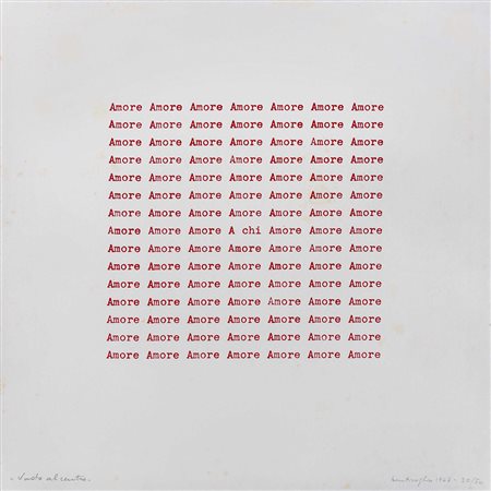 MIRELLA BENTIVOGLIO (1922 - 2017) Lotto multiplo Il lotto è composto da tre...