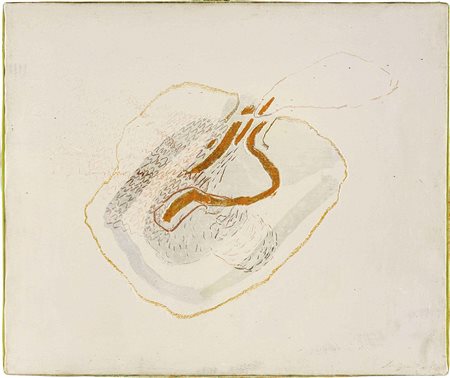 UGO LA PIETRA (1938) La lepre lunare 1965 Tecnica mista, acrilico e pastello...