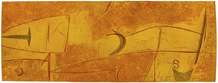 TOMMASO CASCELLA (1951) Distesa estate Intaglio su legno, (Xilografia su...