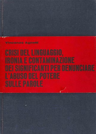 VINCENZO AGNETTI (1926 - 1981) Tesi 1972 Multiplo in plexiglass, es. 39/150,...