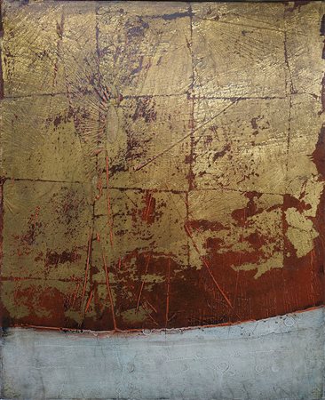 Remo Bianco, Senza titolo, fine anni '50 - inizio anni '60 Olio e foglia...