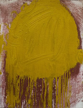 Hermann nitsch, Senza titolo, 2001 Acrilico su juta, 80x60 cm Firma e data al...