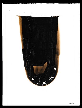 Alberto Burri, Combustione, 1964 Carta, acrilico, combustione su carta,...