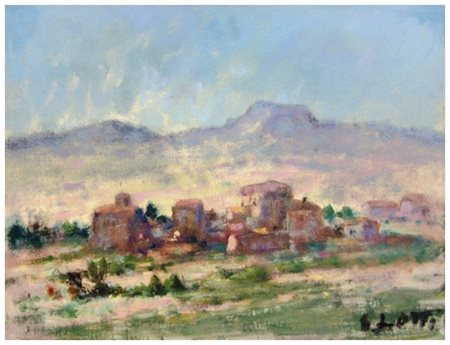 ITALO LOTTI Pisa 1912 – Pisa 2009 Senza titolo Olio su tela cartonata 30 x...