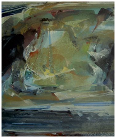 GIUSEPPE MARTINELLI Viareggio 1930 – Milano 2016 La grande nuvola Olio su...