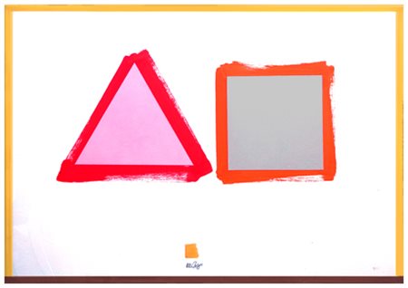 LUCIO DEL PEZZO Napoli 1933 Senza titolo Pittura e collage su carta incollata...