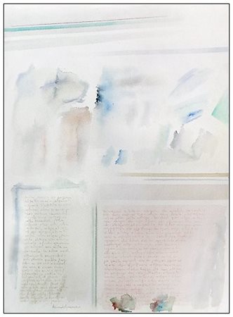 RICCARDO GUARNERI Firenze 1933 Due tempi differenti 2003 Pittura, acquerelli...